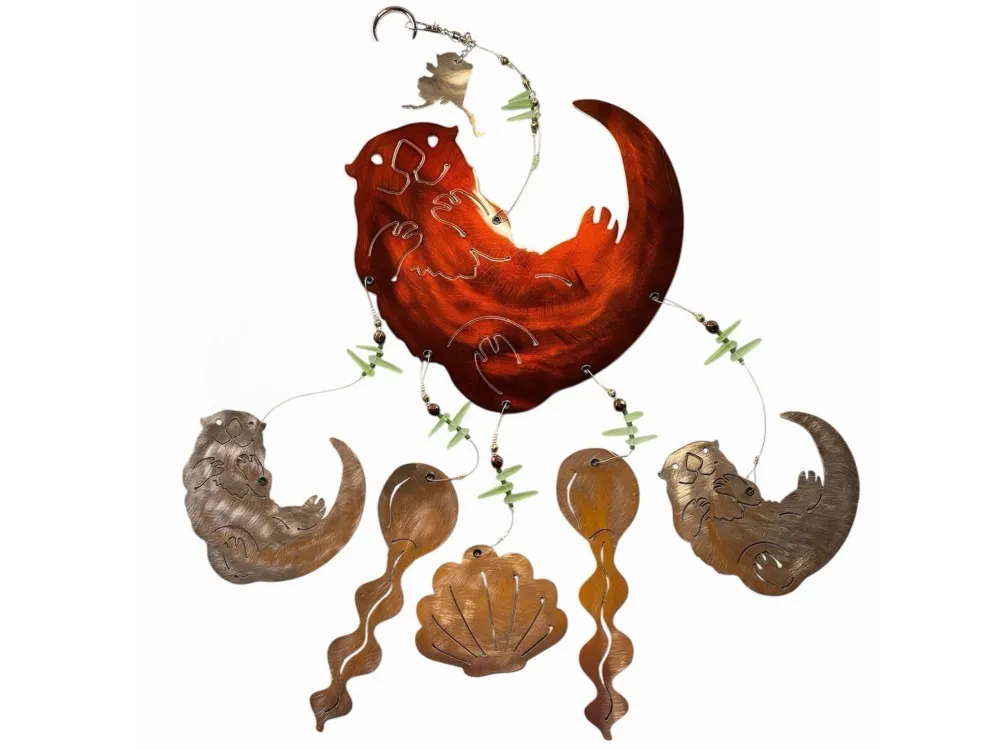 Sea Otter and friends wind chime - 1