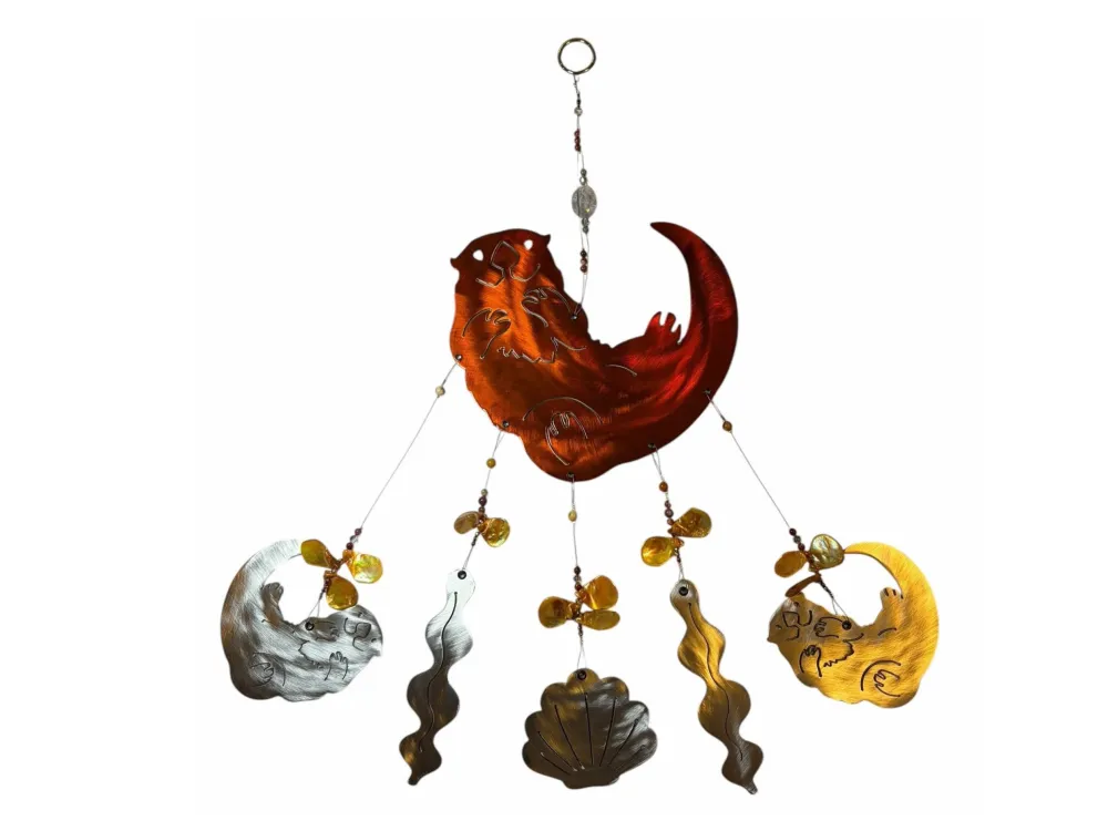 Sea Otter and friends wind chime - 2