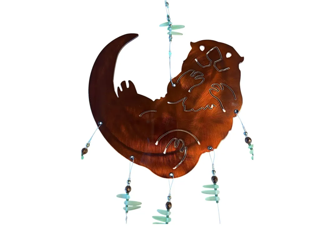 Sea Otter and friends wind chime - 5