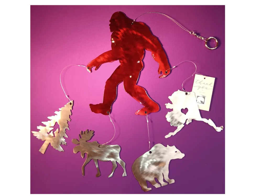 Alaskan Sasquatch wind chime - 2