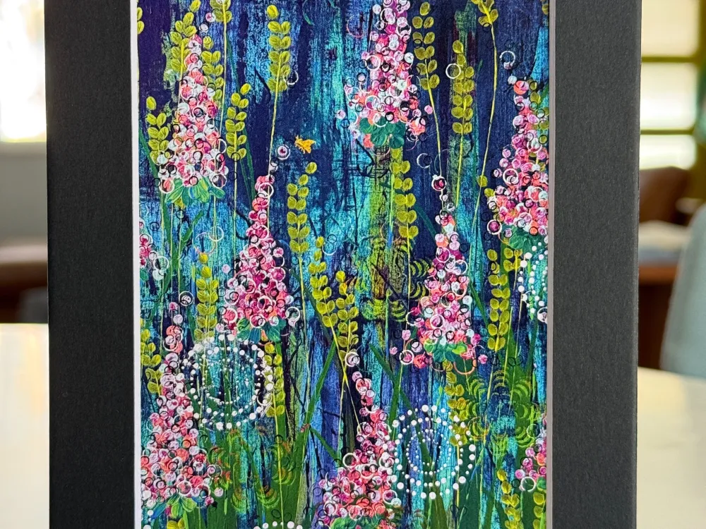 5x7 Matted Print - Pollinating Joy - 1