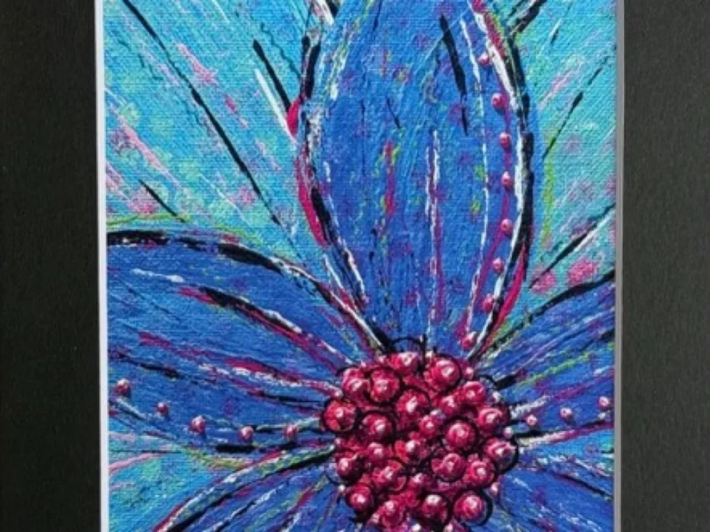 5x7 Matted Print - Lil Bloo Bloom - 2