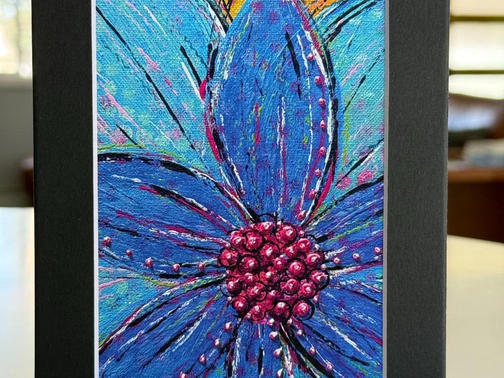 5x7 Matted Print - Lil Bloo Bloom - 1
