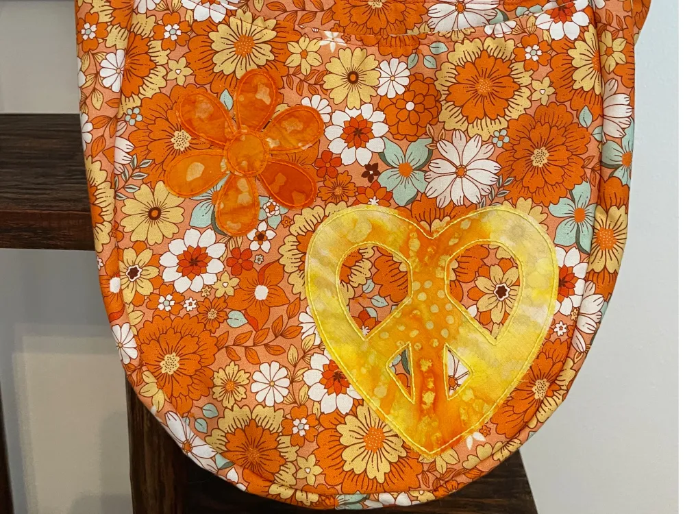 Flower Power Hobo Bag - 1