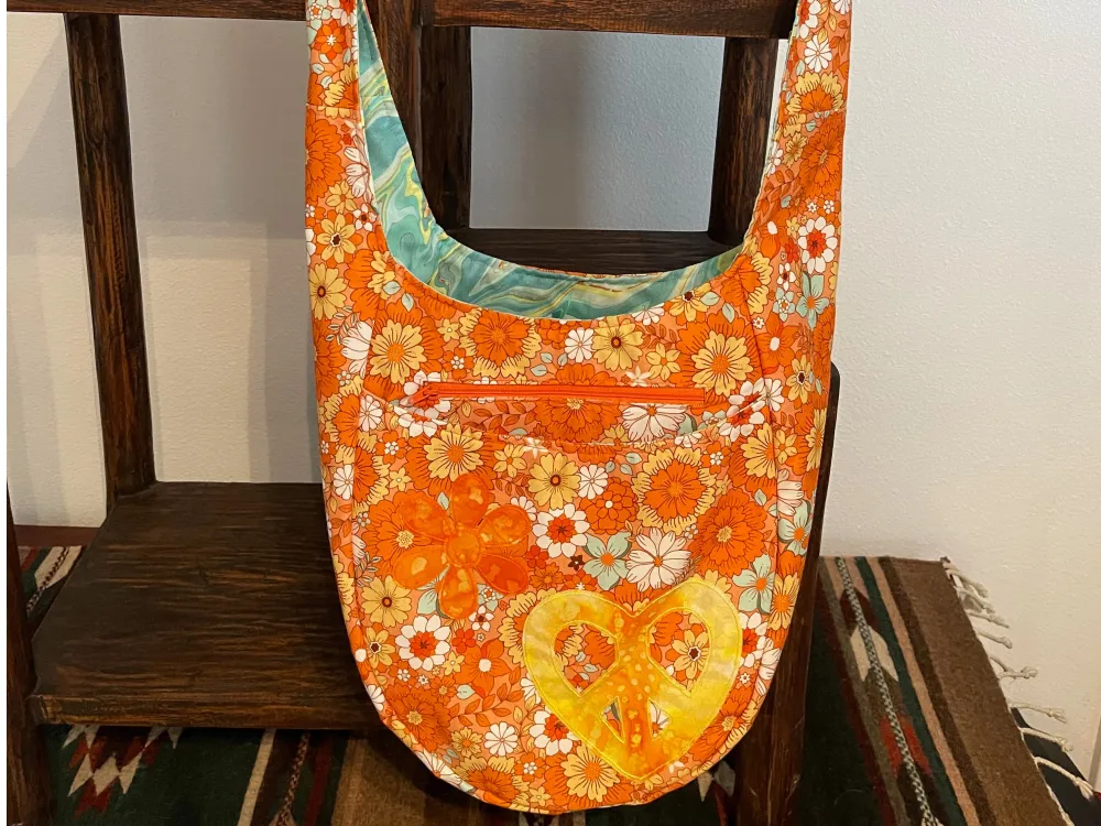 Flower Power Hobo Bag - 2