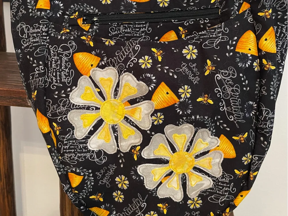 Bee Grateful Hobo Bag - 2