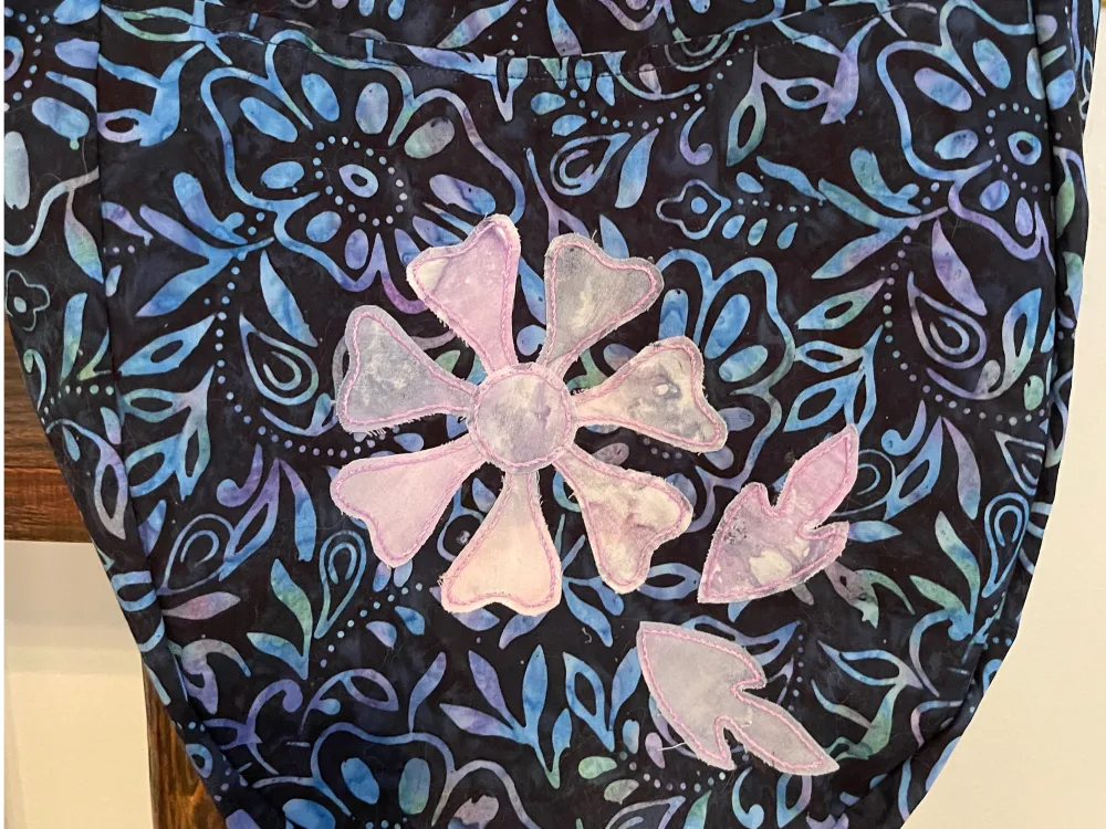 Lavendar Blue Hobo Bag - 2
