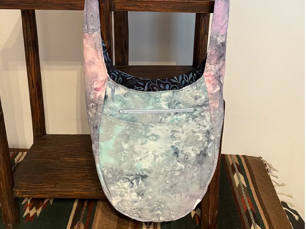 Lavendar Blue Hobo Bag - 3
