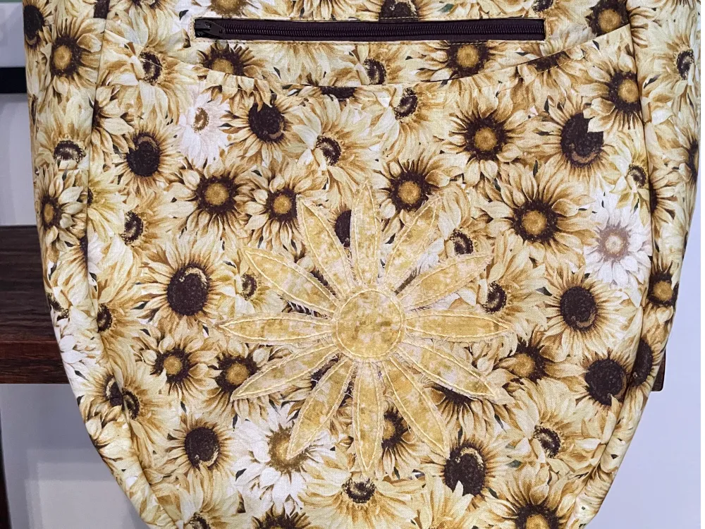 Sunflower Bee Hobo Bag - 3