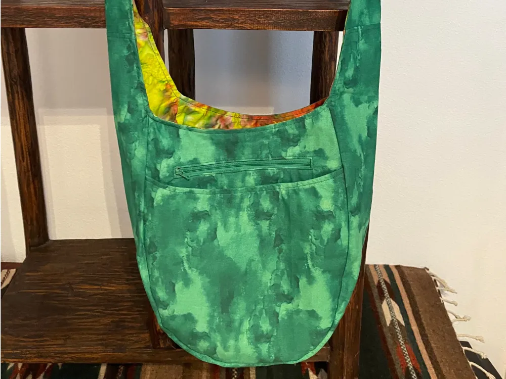 Green Burst Hobo Bag - 2