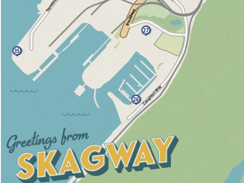 Downtown Skagway Business Map
