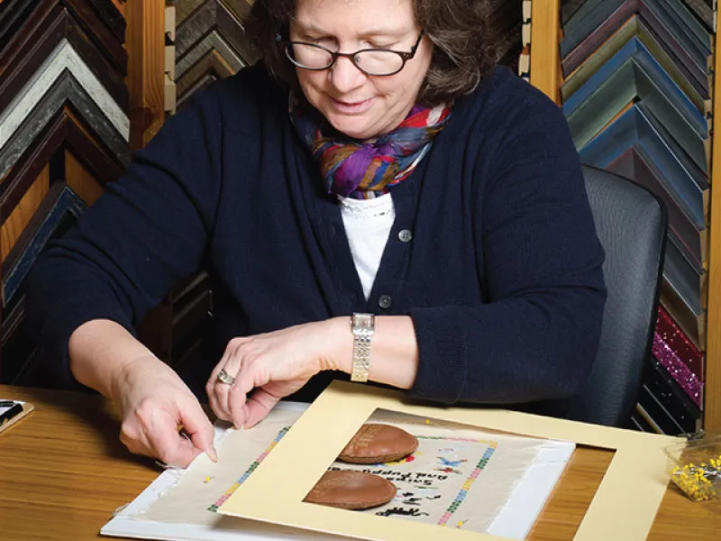 At Starboard Frames & Gifts, The Framing Shows Off The Art