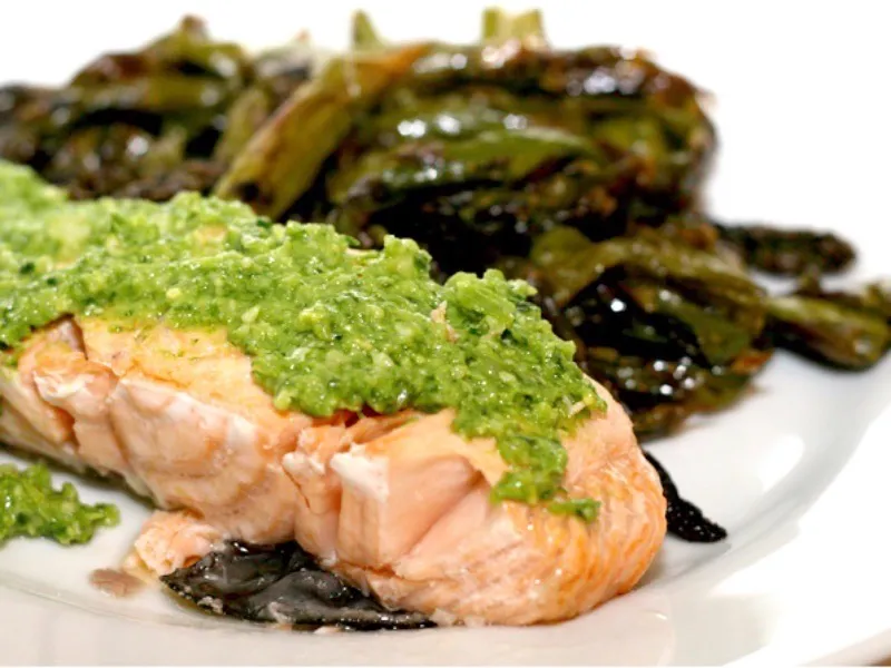 Pesto Salmon Recipe