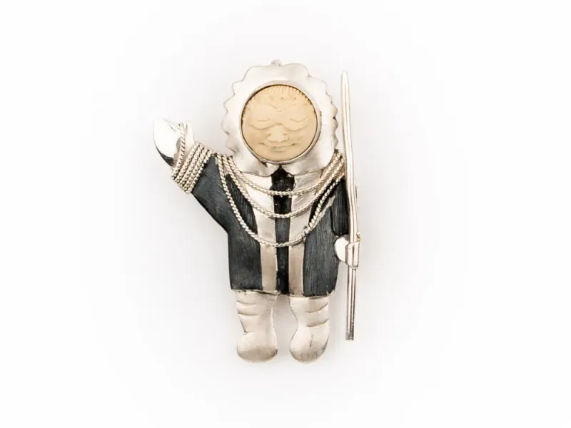 Alaska Savoonga Mammoth Ivory Pin
