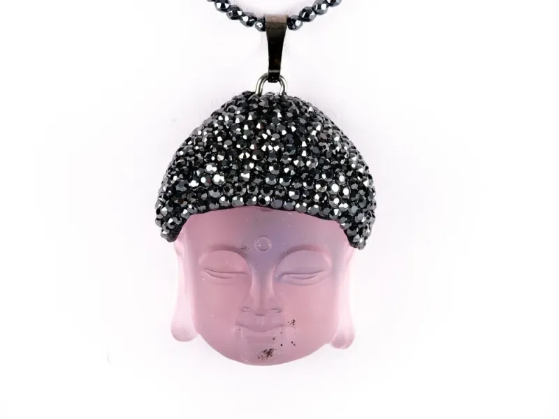 Buddha Necklace With Swarovski Crystals