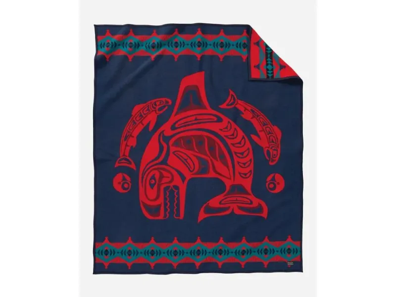 Sea Chief Orca Pendleton Blanket