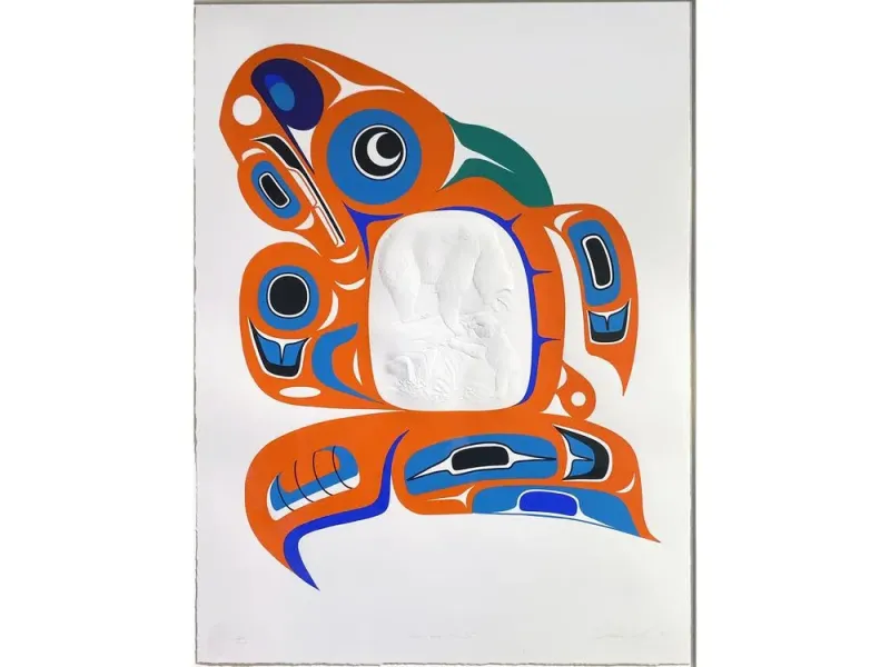Marvin Oliver Summer Feast Serigraph
