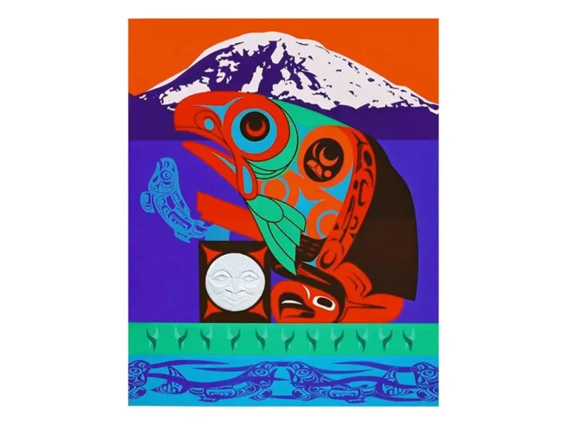 Marvin Oliver River's Spirit Serigraph