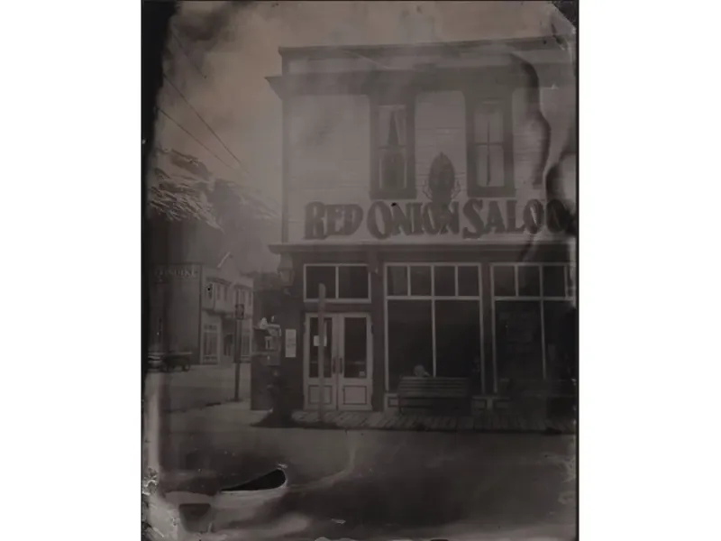 The Historic Red Onion Saloon and Brothel Tintype Print