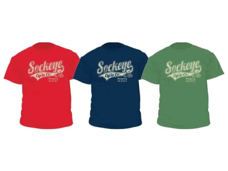 Sockeye Cycle Vintage Logo Men's T-Shirt