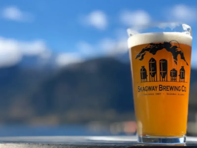 Skagway Brewing Company Logo Pint Glass