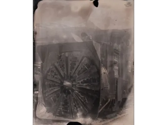 White Pass & Yukon Route Locomotive Tintype Print