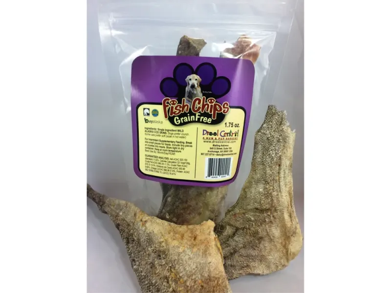 Wild Alaska Cod Skins: Fish Chips