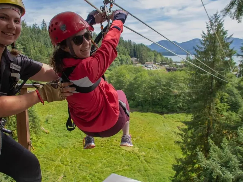 Rainforest Zip, Skybridge & Rappel Adventure
