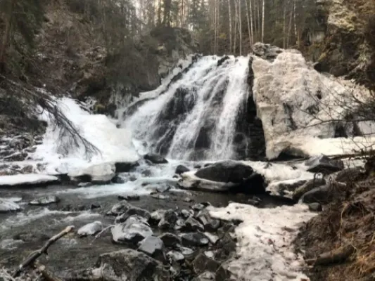Winter Waterfall Fun