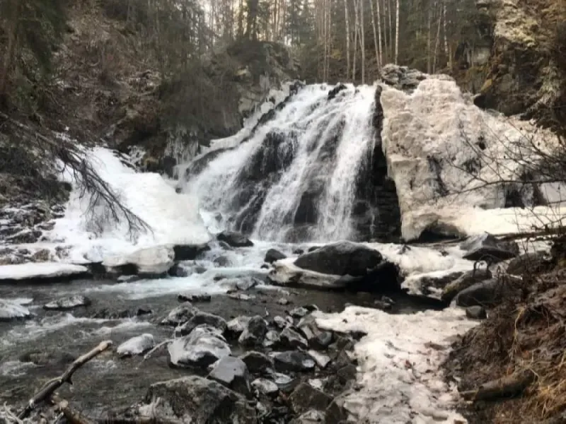 Winter Waterfall Fun