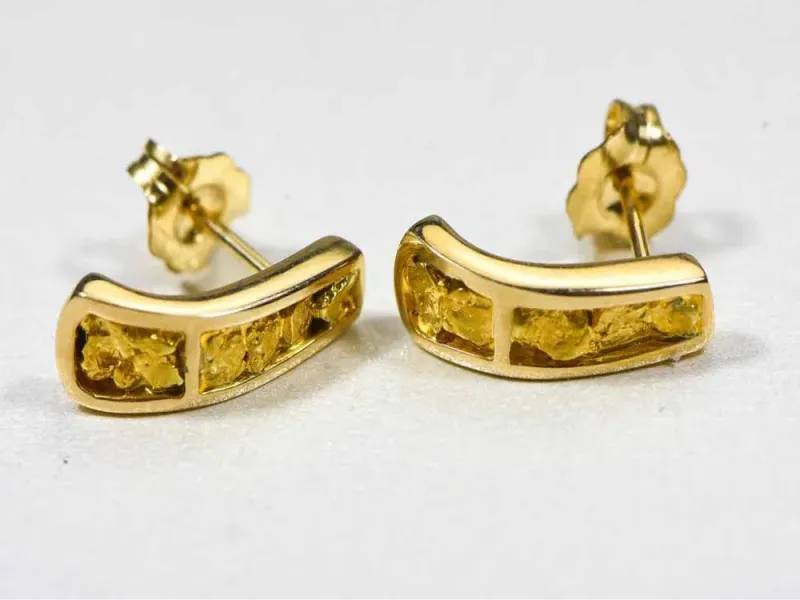 Orocal Gold Nugget Post Earrings - EH4LN