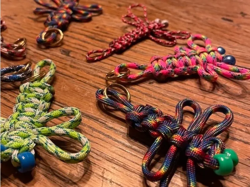 Large Dragonfly Keychain