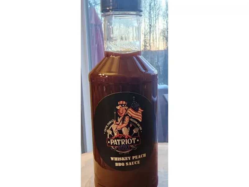 Whiskey Peach BBQ sauce