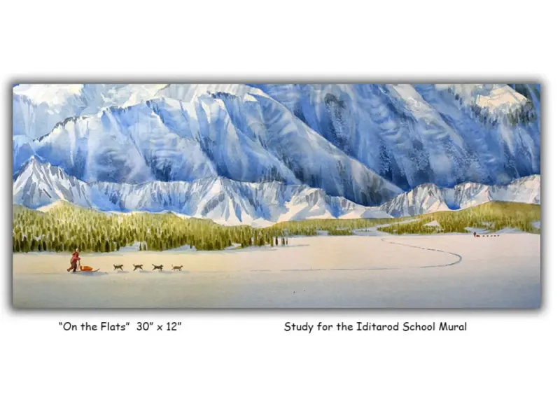 "On the flats" Painting