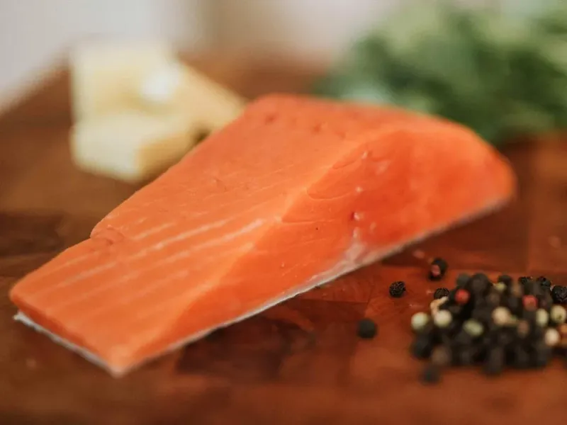 Alaska King Salmon portions