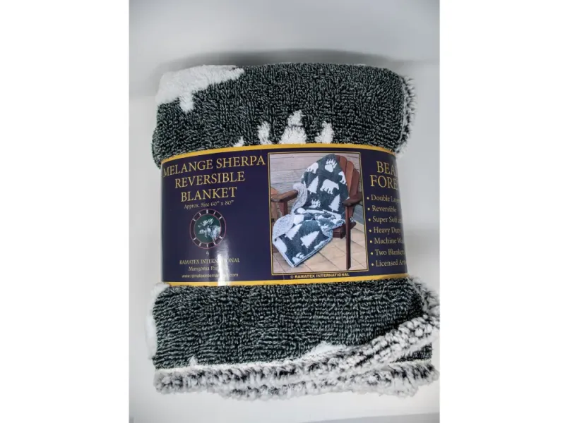 Jacquard Sherpa Blanket