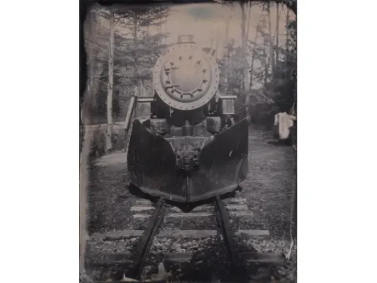 White Pass Rail Road Steam Engine TinType Photo Print