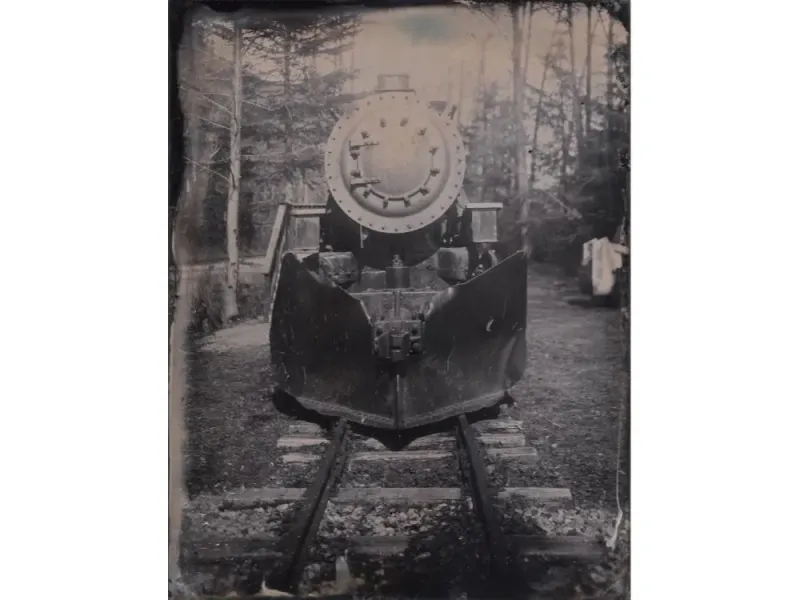 White Pass Rail Road Steam Engine TinType Photo Print