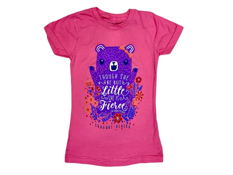 A Little Fierce Bear Toddler & Kids Alaska Tee