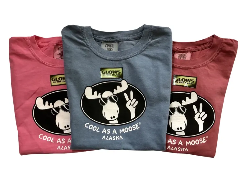 Cool as a Moose Glow in the Dark Kids Tee