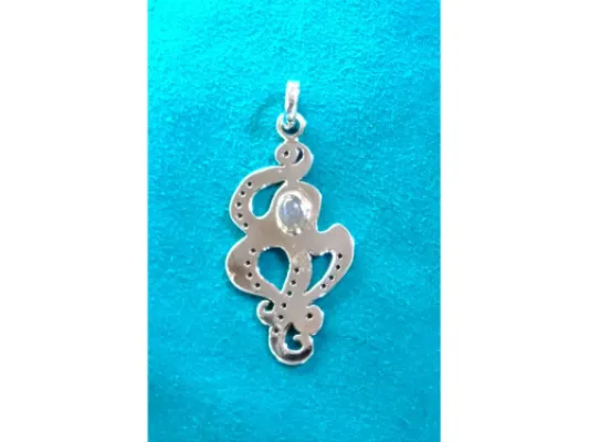 Octopus Silver Pendant