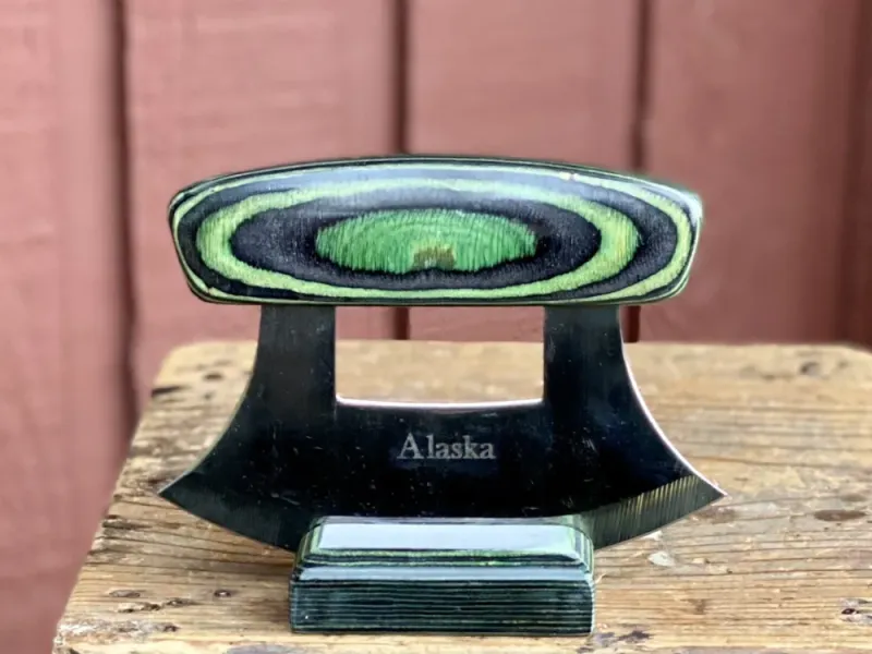 Multi Colored Dymondwood Ulu