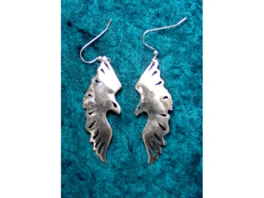 Eagle Spirit Silver Earrings