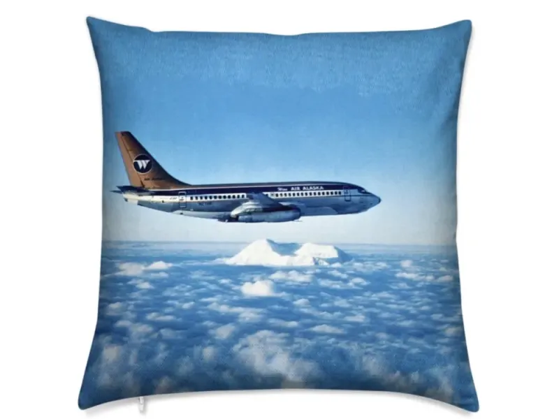Alaska Mt. McKinley/Denali Wien Air Boeing 737 Luxury Pillow