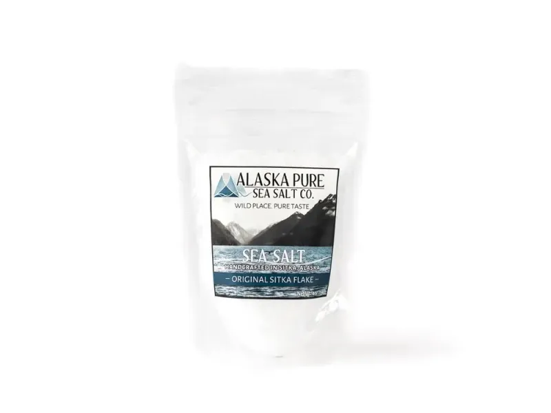 Alaska Pure Sea Salt - Original Sitka Flake - 3 Pack