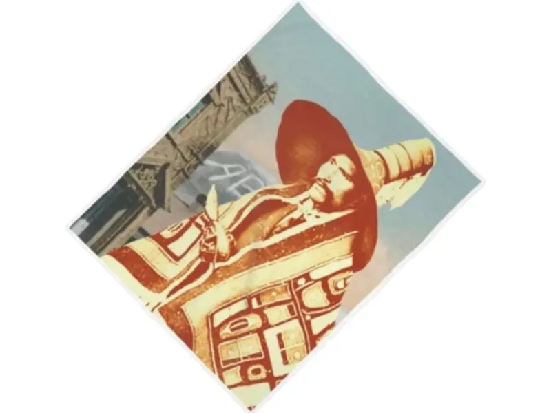 Skagway Alaska Native Brotherhood Yah-Kwan Double-Wide Beach Towel
