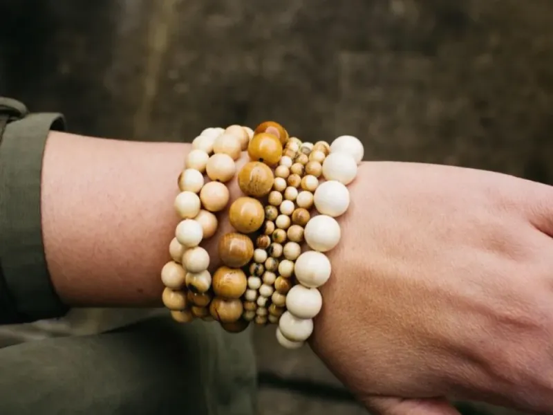 Woolly Mammoth Bead Bracelet