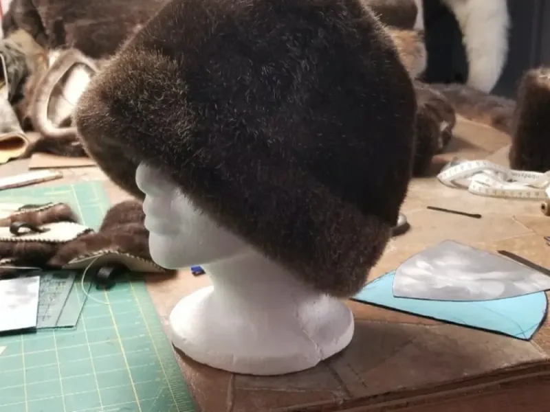 Sea Otter Fur Stocking Cap