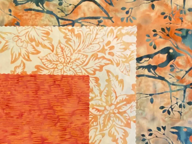 Alaskan Artist Designed Fabric Wise Raven in Orange 3-Pack