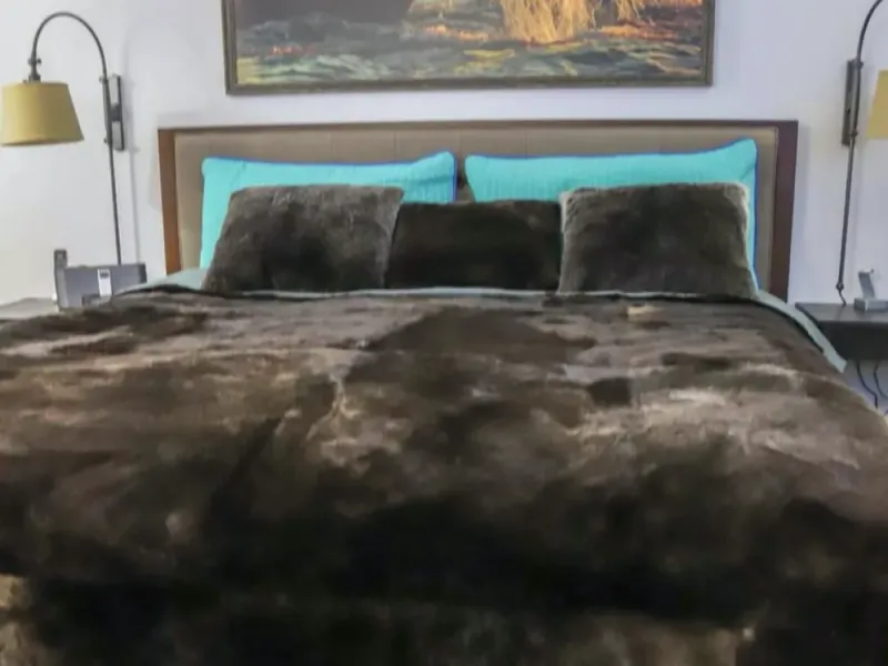 Sea Otter Fur California King Comforter